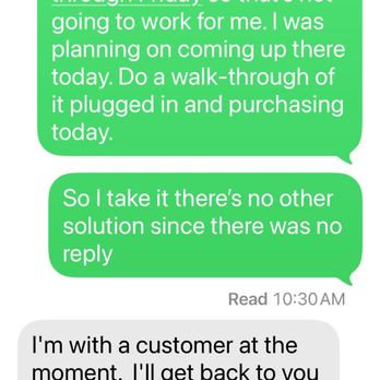 McDowell South RV - You said you would call us back..no calls no further texts=lost sale. Wasn't the first time you ignored messages/calls. Lesson learned - RV Dealers Near Me - Jackson, Missouri McDowell South RV - You said you would call us back..no calls no further texts=lost sale. Wasn't the first time you ignored messages/calls. Lesson learned - RV Dealers Near Me - Jackson, Missouri
