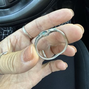 Direct Diamond Co - The ring after it was found; ripped off and run over - Jewelry Near Me - Monroe, Connecticut