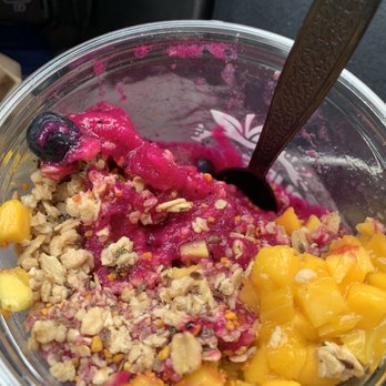 Pure Raw Juice - Dragon Hawaiian Acai Bowl - NO ICE - NO DAIRY - Juice Bars & Smoothies Near Me - Baltimore, Maryland