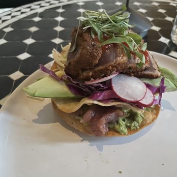 Domingo - Tuna tostada - Cocktail Bars Near Me - San Antonio, Texas Domingo - Tuna tostada - Cocktail Bars Near Me - San Antonio, Texas