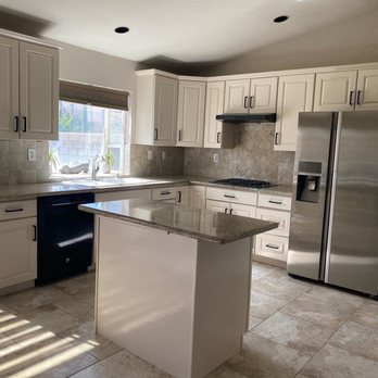 Advanced Painting - After: From brown to white. - Painters Near Me Advanced Painting - After: From brown to white. - Painters Near Me