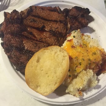 H D Gibbes & Sons - Ribeye with potato casserole. - Steakhouses Near Me - Learned, Mississippi