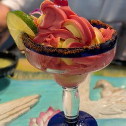 Tortilleria La Mexicana - Mango Strawberry Soft Serve Margarita