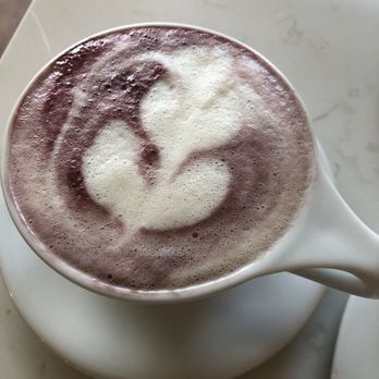 Wesley Andrews - Ube latte with a shot of espresso - Coffee Roasteries Near Me - Minneapolis, Minnesota Wesley Andrews - Ube latte with a shot of espresso - Coffee Roasteries Near Me - Minneapolis, Minnesota