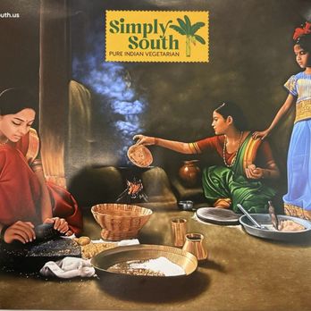 Simply South - Indian Vegetarian Restaurant - Great food, but the table mat reflects outdated gender stereotypes. - Vegetarian Near Me - McKinney, Texas Simply South - Indian Vegetarian Restaurant - Great food, but the table mat reflects outdated gender stereotypes. - Vegetarian Near Me - McKinney, Texas