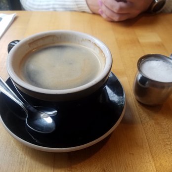 Hash - Hot coffee with hot milk, a great way to start the day. - Breakfast & Brunch Near Me - Stone Ridge, New York Hash - Hot coffee with hot milk, a great way to start the day. - Breakfast & Brunch Near Me - Stone Ridge, New York