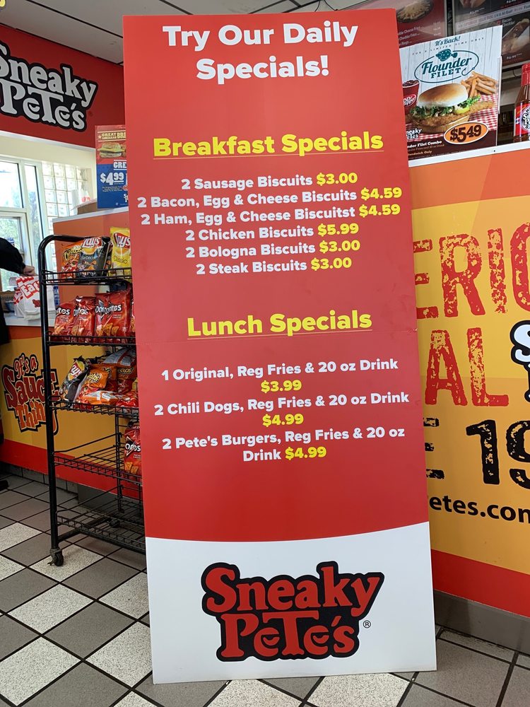 SNEAKY PETE’S Updated August 2024 7645 Hwy 119, Alabaster, Alabama