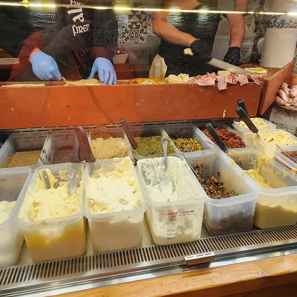 All'Antico Vinaio - Cheese & toppings - Sandwiches Near Me - Florence, FI All'Antico Vinaio - Cheese & toppings - Sandwiches Near Me - Florence, FI