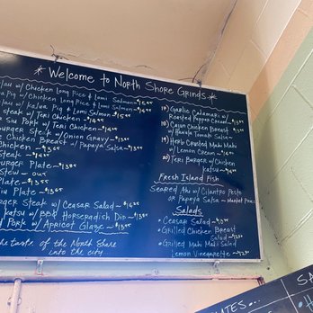 North Shore Grinds - Menu as of Jan. 2023 - Hawaiian Near Me - Honolulu, Hawaii North Shore Grinds - Menu as of Jan. 2023 - Hawaiian Near Me - Honolulu, Hawaii