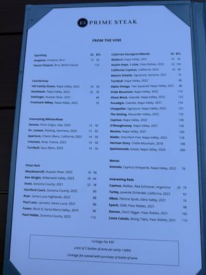 Menu photo 5 13 Prime Steak Clovis, CA