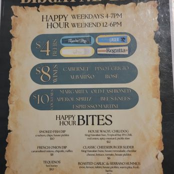 Biscayne Bay Brewing - Happy hour menu - Breweries Near Me - Miami, Florida