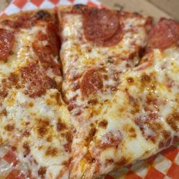 Pepperoni and extra cheese Pepperoni and extra cheese