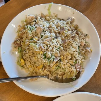 Pearl Asian Cuisine - Salted fish fried rice with chicken - Chinese Near Me - Placerville, California Pearl Asian Cuisine - Salted fish fried rice with chicken - Chinese Near Me - Placerville, California