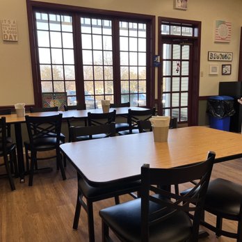 Bruno's at Greenfield - a dining room with tables and chairs - Salad Near Me - Lancaster, Pennsylvania