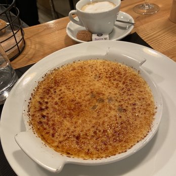 Le Bistrot des Campagnes - Creme brûlée & coffee with cream. - Bistros Near Me - Paris, 75 Le Bistrot des Campagnes - Creme brûlée & coffee with cream. - Bistros Near Me - Paris, 75