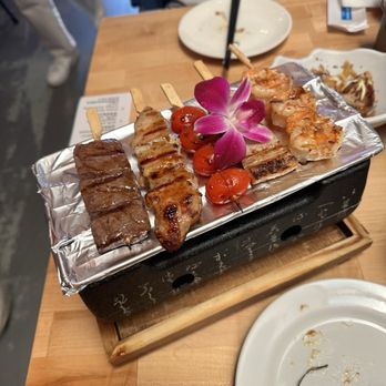 Prime BBQ - Yakitori Combo Five - Barbeque Near Me - San Mateo, California