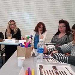 GSV Design Group - Keeping up with our education,so we can bring the lastest and greatest to the table for our guests! #salonflow #color #cut #Aveda #education