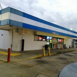 Lake avenue Discount - Front of the Gas Station.