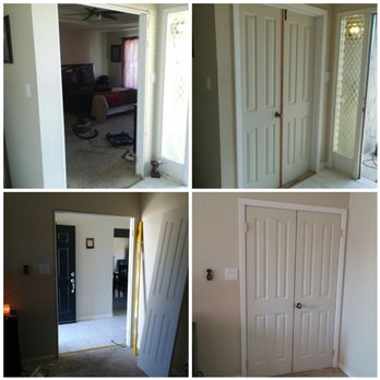 Barsesat Woodworks - Double doors installation with astragal - Handyman Near Me - Goleta, California