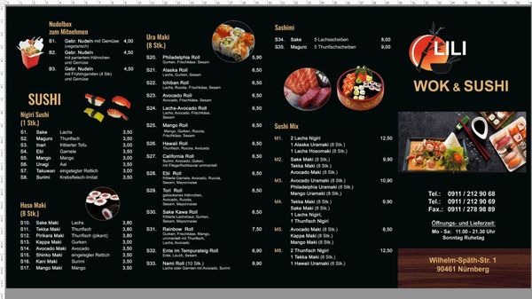 Menu photo 1 Lili WOK & SUSHI Nuremberg, BY Menu photo 1 Lili WOK & SUSHI Nuremberg, BY