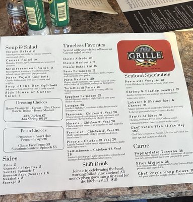 Menu photo 3 The Grille  New Smyrna Beach, FL