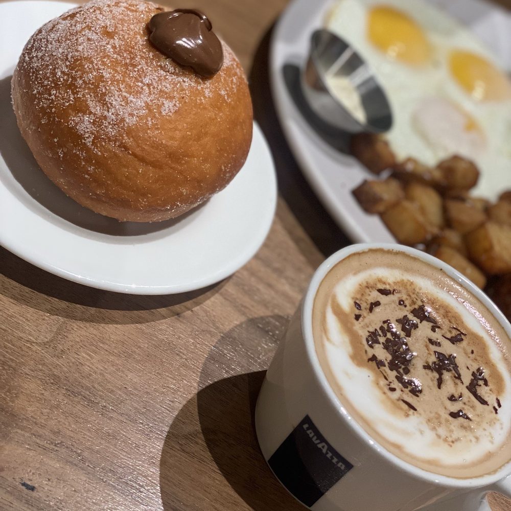 Dolce Arte - Nutella Sourdough Donut Tiramisu Latte - Cafes Near Me - Chicago, Illinois Dolce Arte - Nutella Sourdough Donut Tiramisu Latte - Cafes Near Me - Chicago, Illinois