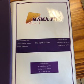 Mama Pho - 11/02/2019 - Vietnamese Near Me - Honolulu, Hawaii Mama Pho - 11/02/2019 - Vietnamese Near Me - Honolulu, Hawaii