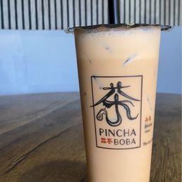 Thai Tea - asked for less boba! Perfect drink Thai Tea - asked for less boba! Perfect drink