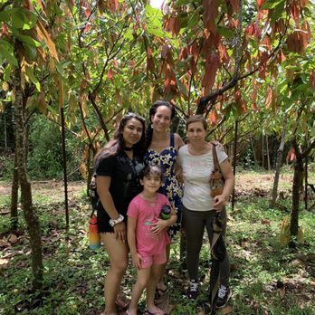 Lydgate Farms - Chillin with the familia eating some chocolate - Botanical Gardens Near Me - Kapaa, Hawaii