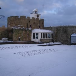 Clocktower Cake Shop - Clock Tower in Snow - Jan 2010