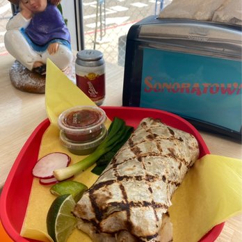 Sonoratown - Burrito 2.0 with carne asada or costilla - Mexican Near Me - Los Angeles, California
