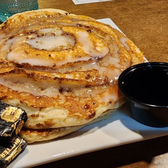 80/20 Burger Bar - Cinnamon Roll Pancake. Follow @LaVida_757 on instagram for more - American Near Me - Norfolk, Virginia