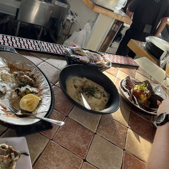 Caps On The Water - Pear Ravioli, Oysters RockefellerTuna Tuna Tartare, - Seafood Near Me - St Augustine, Florida