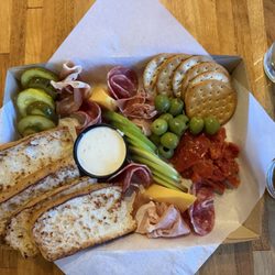 The Board (AMAZING) but so was The Whipped Feta Your Way with hot honey, but I forgot to get a picture of it.