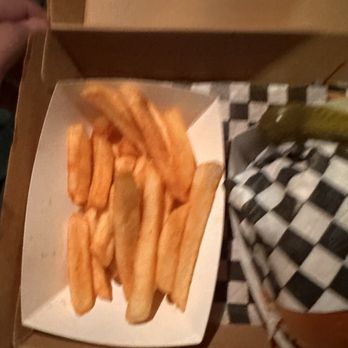 Smash N Bite - We ate a few, obviously. But this tiny smart and final tray of fries is not worth 6 bucks bro I'm heated - Burgers Near Me - Sherman Oaks, California Smash N Bite - We ate a few, obviously. But this tiny smart and final tray of fries is not worth 6 bucks bro I'm heated - Burgers Near Me - Sherman Oaks, California