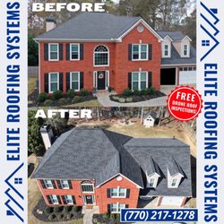 Elite Roofing Systems - Elite Roofing Systems restores this house with a full roof replacement. Call us today to get a free drone roof inspection.
770 217 1278