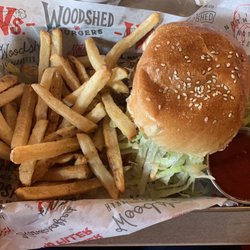 Woodshed Burgers - The Jalapeño Feature with Fries