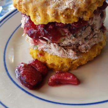Handsome Biscuit - I had no idea a berry compote was a necessity on a chicken salad sandwich! - Breakfast & Brunch Near Me - Norfolk, Virginia