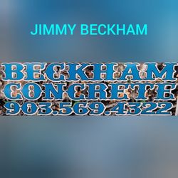 Beckham Concrete - This is my business name