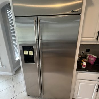GoFindTech Appliance Repair - Replaced the evaporator fan motor on a GE Monogram refrigerator. - Appliances & Repair Near Me GoFindTech Appliance Repair - Replaced the evaporator fan motor on a GE Monogram refrigerator. - Appliances & Repair Near Me