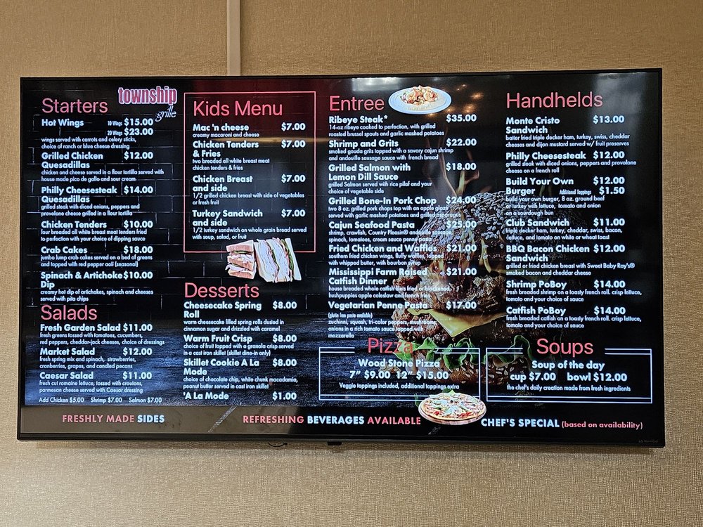 Food from Township Grille