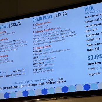 Basha Mediterranean Eatery - Menu - Mediterranean Near Me - Rochester, New York