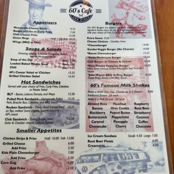 60's Cafe & Diner - Lunch menu - Diners Near Me - Tualatin, Oregon 60's Cafe & Diner - Lunch menu - Diners Near Me - Tualatin, Oregon
