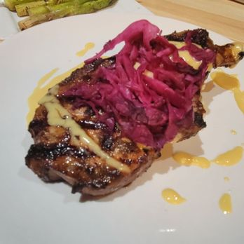SoNapa Grille - The pork chop with mustard sauce - Bars Near Me - Jacksonville Beach, Florida