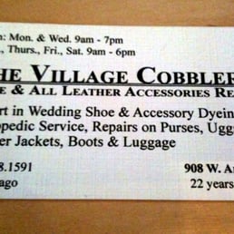 Business card w/ expertise