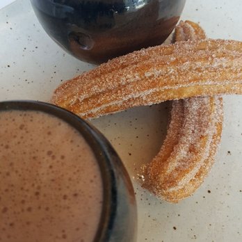 Xochi - Chocolate caliente (with the churros) - Mexican Near Me - Houston, Texas Xochi - Chocolate caliente (with the churros) - Mexican Near Me - Houston, Texas