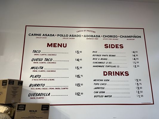 Menu photo 6 Tacos 65 Sacramento, CA