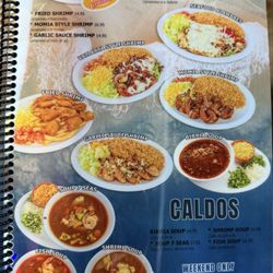 Don Chente - Shrimp & soup menu