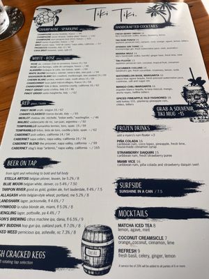 Menu photo 5 Tiki Tiki Hollywood, FL Menu photo 5 Tiki Tiki Hollywood, FL