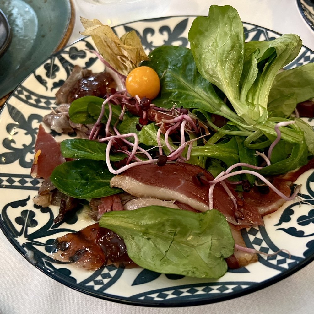 De Gouden Kroes - Duck salad - Seafood Near Me - Bruges, VWV De Gouden Kroes - Duck salad - Seafood Near Me - Bruges, VWV